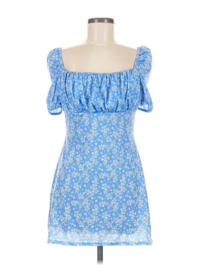 Pre-owned Nasty Gal Inc. Casual Dress In Blue