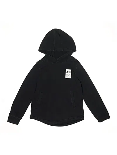 Pre-owned Under Armour Kids' Pullover Hoodie In Black