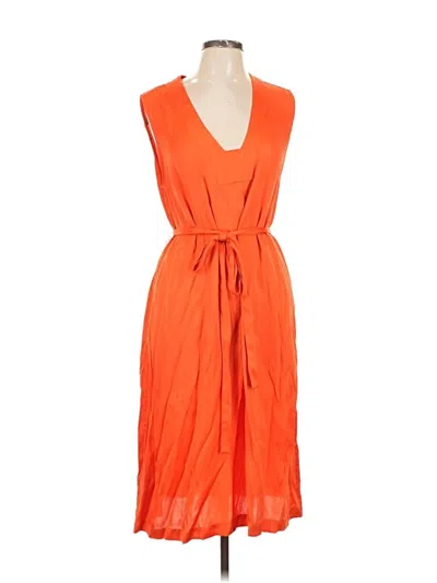 Pre-owned Bcbgmaxazria Cocktail Dress In Orange