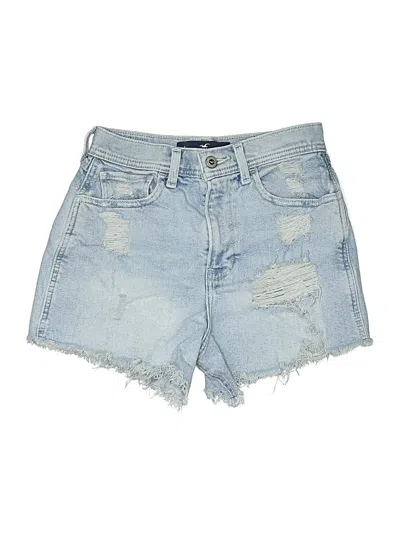 Pre-owned Hollister Denim Shorts In Blue