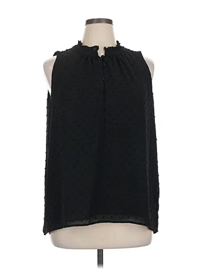 Pre-owned Gibson Look Sleeveless Blouse In Black