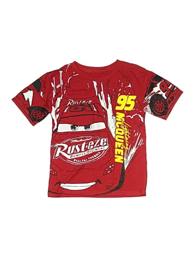 Pre-owned Disney Pixar Kids' Short Sleeve T-shirt In Red