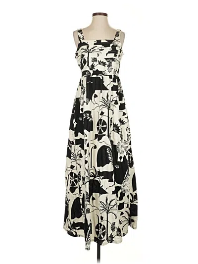 Pre-owned Nicole Miller Casual Dress In White