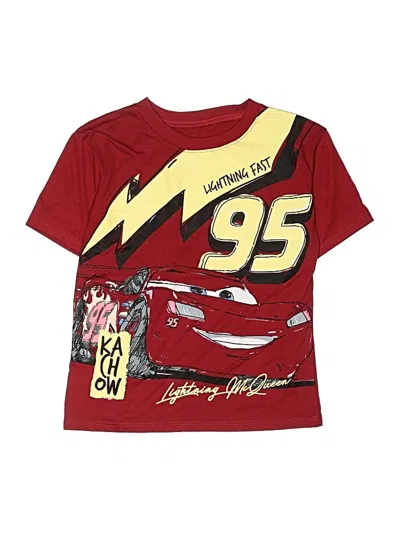 Pre-owned Disney Pixar Kids' Short Sleeve T-shirt In Red