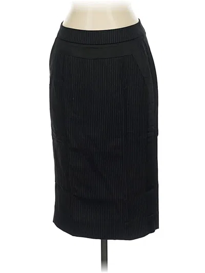 Pre-owned Bebe Wool Skirt In Black