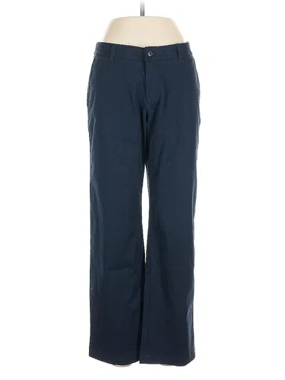 Pre-owned Lands' End Casual Pants In Blue