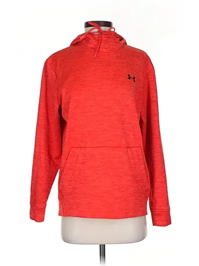 Pre-owned Under Armour Pullover Hoodie In Red