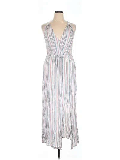 Pre-owned Elan Casual Dress In White