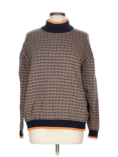 Pre-owned The Upside Turtleneck Sweater In Brown