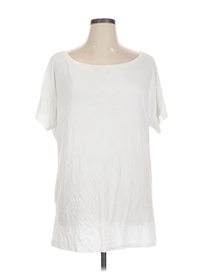 Pre-owned Victoria's Secret Short Sleeve T-shirt In White