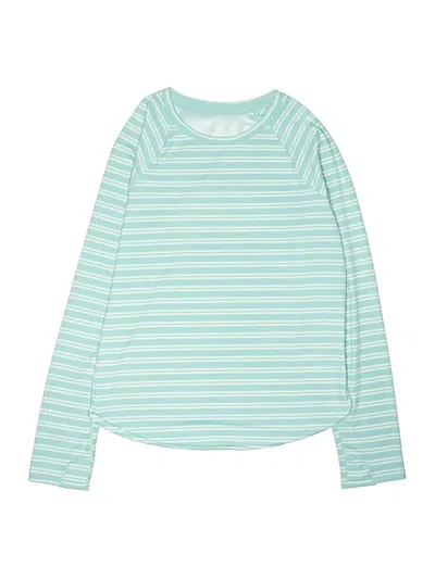 Pre-owned Simply Southern Kids' Long Sleeve T-shirt In Blue