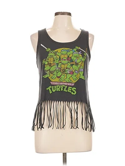Pre-owned Nickelodeon Tank Top Green Strapless Neckline Tops