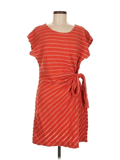 Pre-owned Ann Taylor Loft Outlet Casual Dress In Orange