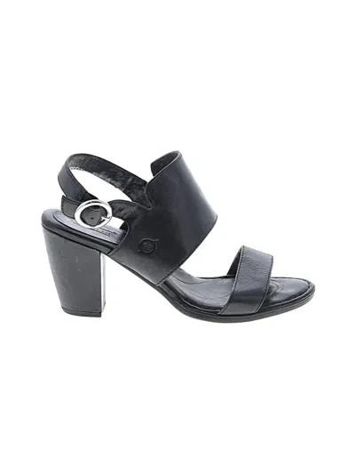Pre-owned Born Sandals In Black