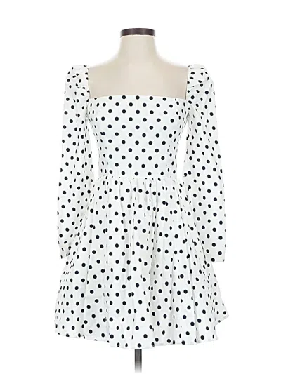 Pre-owned Reformation Casual Dress In White