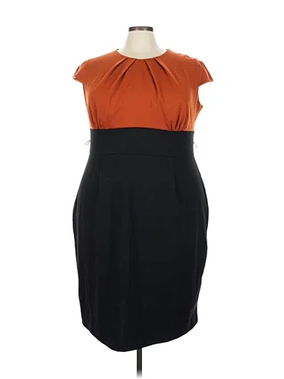 Pre-owned Roz & Ali Cocktail Dress In Orange