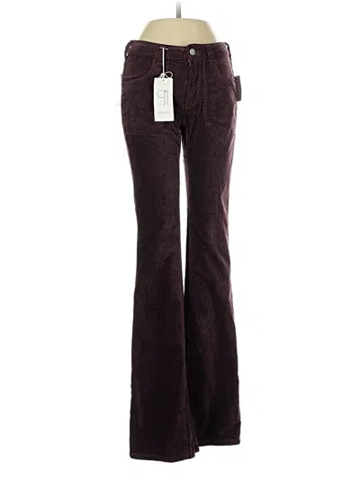 Pilcro Casual Pants In Burgundy