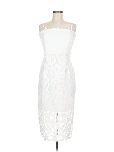 Pre-owned Bardot Cocktail Dress In White