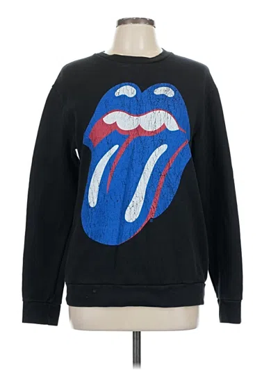 Pre-owned Zara Sweatshirt In Black