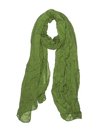Pre-owned Assorted Brands Scarf In Green