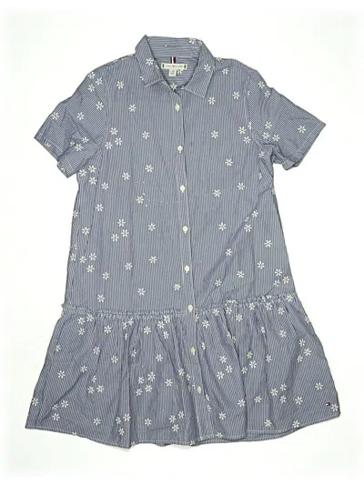 Pre-owned Tommy Hilfiger Kids' Dress In Gray