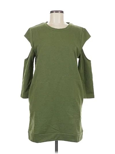 Pre-owned Zenana Outfitters Casual Dress In Green