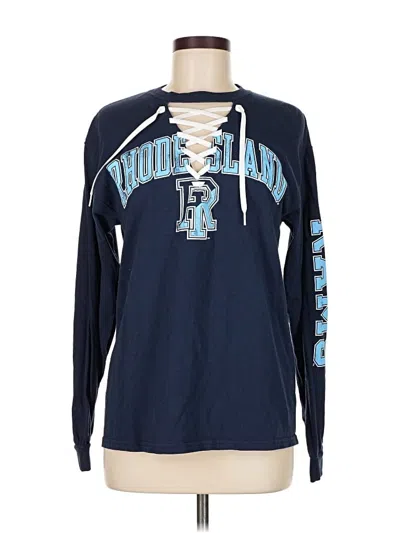 Pre-owned Fanatics Long Sleeve T-shirt In Blue