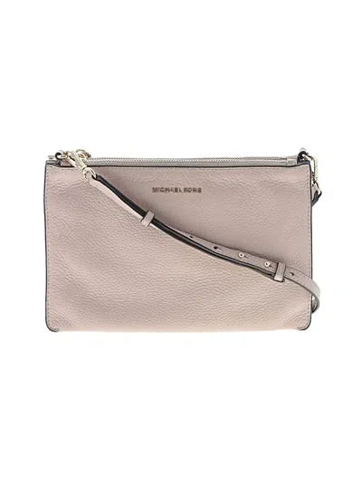 Pre-owned Michael Kors Leather Crossbody Bag In Pink