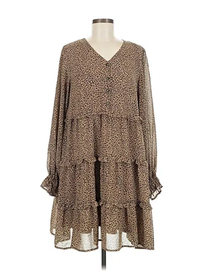 Pre-owned Jodifl Casual Dress In Brown