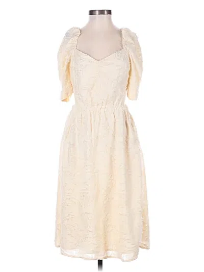 Pre-owned Lulus Cocktail Dress In White