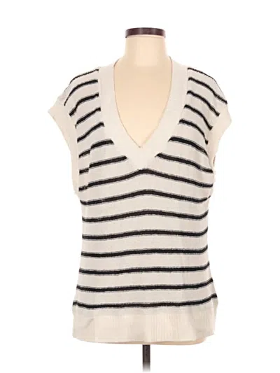 Pre-owned Zara Sweater Vest In White