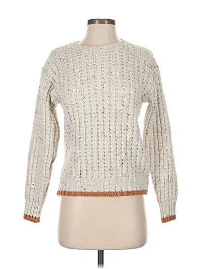 Pre-owned Skies Are Blue Pullover Sweater In White