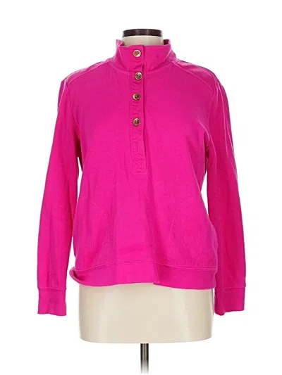 Pre-owned Polo Ralph Lauren Pullover Sweater In Pink