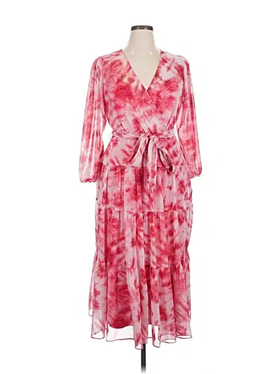 Pre-owned Calvin Klein Casual Dress In Pink