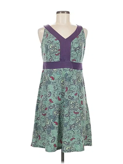 Pre-owned Rei Casual Dress In Green