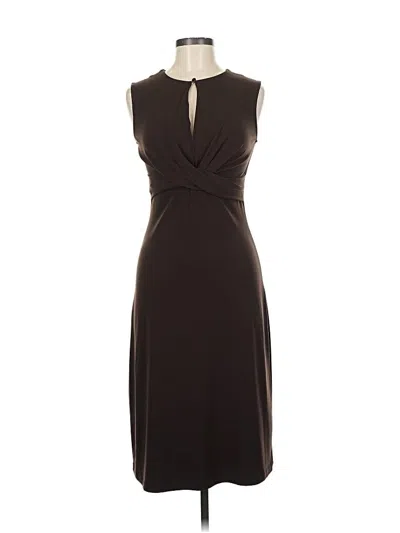 Pre-owned Moda International Cocktail Dress In Brown