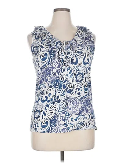 Pre-owned Polo Ralph Lauren Sleeveless Blouse In Blue
