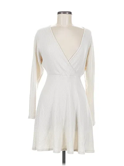 Pre-owned Lush Cocktail Dress In White