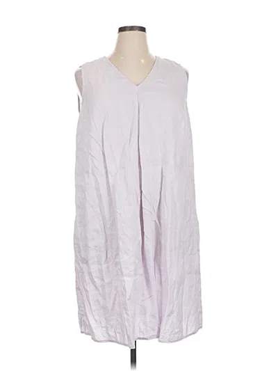 Pre-owned Jjill Casual Dress In Gray
