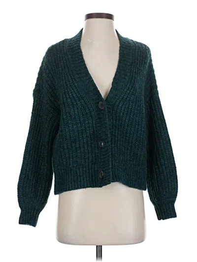 Pre-owned Madewell Cardigan Sweater In Blue