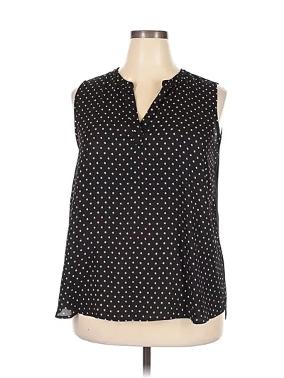 Pre-owned Papermoon Sleeveless Blouse In Black