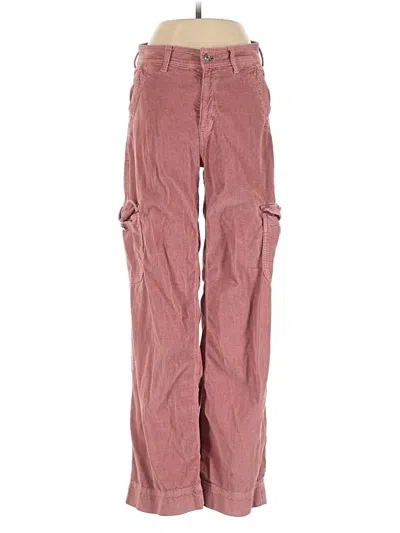 Pre-owned American Eagle Outfitters Cargo Pants In Pink