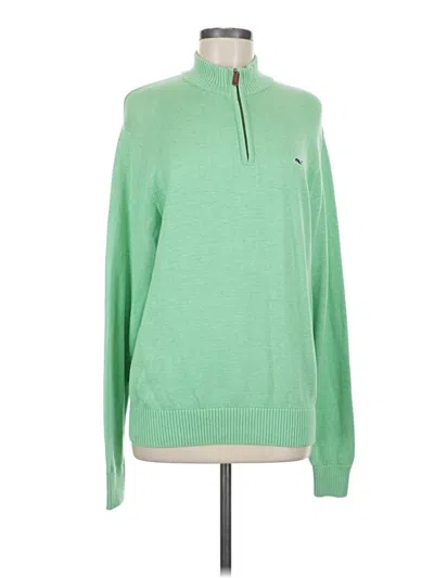 Pre-owned Vineyard Vines Pullover Sweater In Green