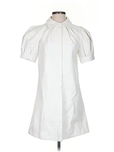 Pre-owned Aureum Raincoat In White
