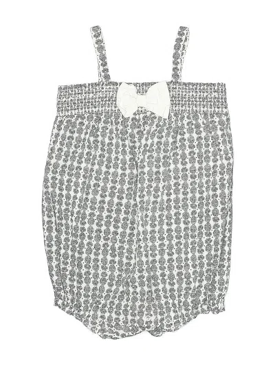 Pre-owned Janie And Jack Kids' Short Sleeve Outfit In Gray