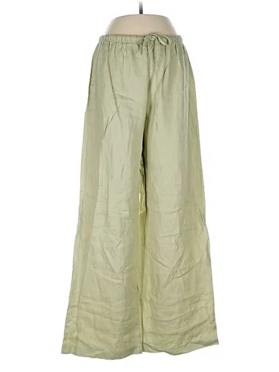 Pre-owned Reformation Casual Pants In Green