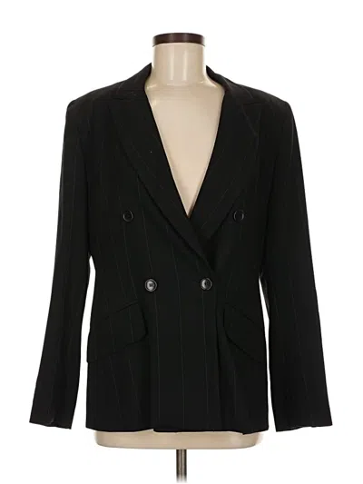 Pre-owned Ann Taylor Wool Blazer Jacket In Black