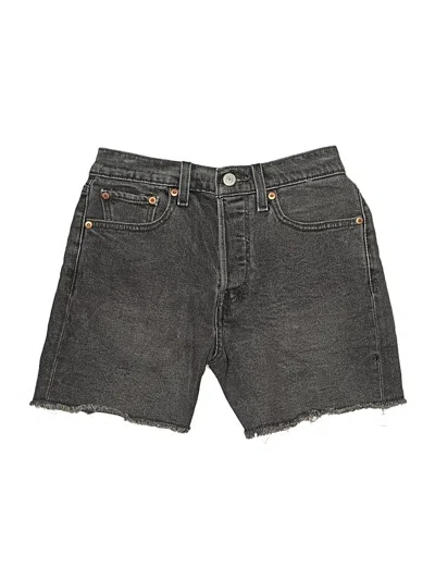 Pre-owned Levi's Denim Shorts In Gray