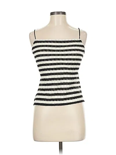 Pre-owned Unbranded Sleeveless Top Ivory Strapless Neckline Tops In White