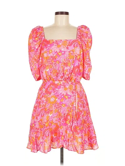 Pre-owned Ted Baker Cocktail Dress In Pink